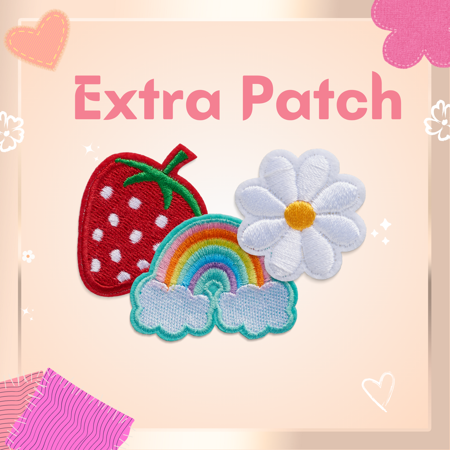 Chenille or Sequin Large Patch Only