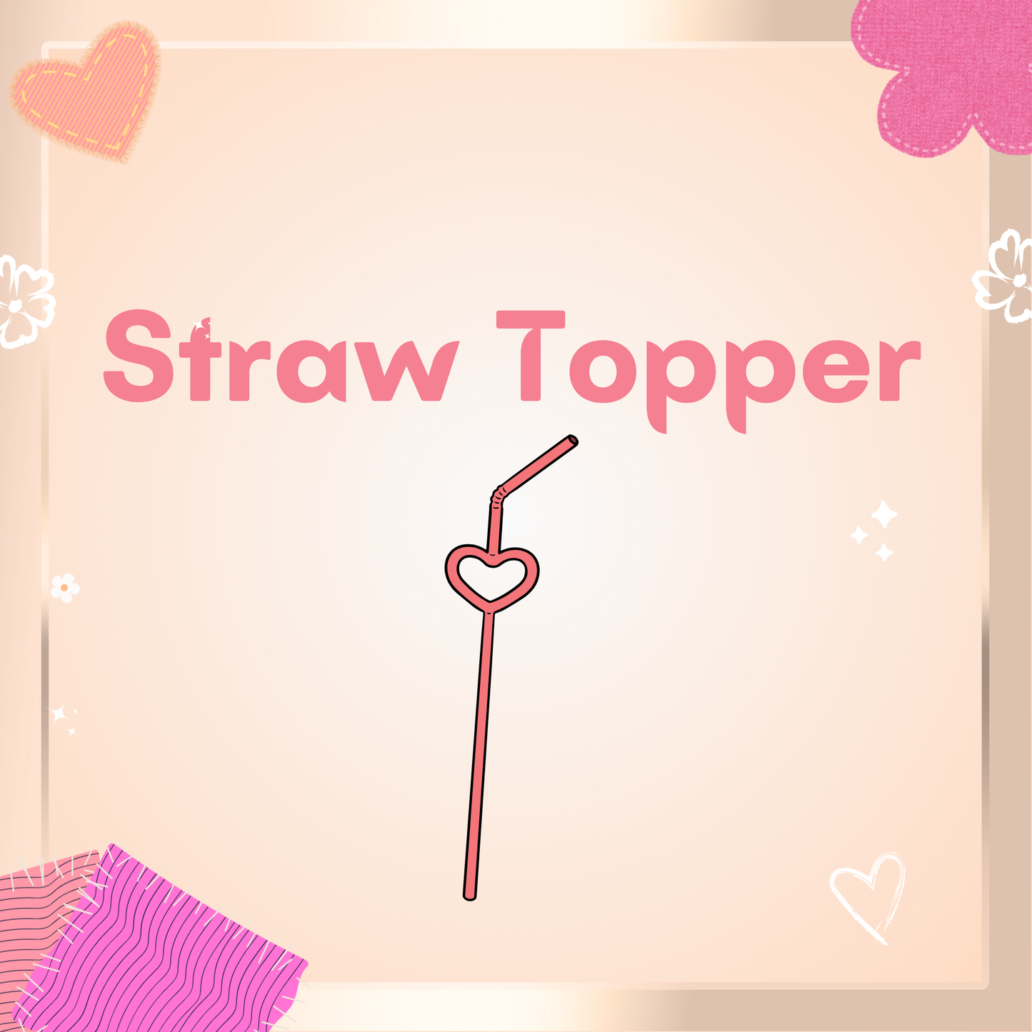 Live Claim Straw Topper