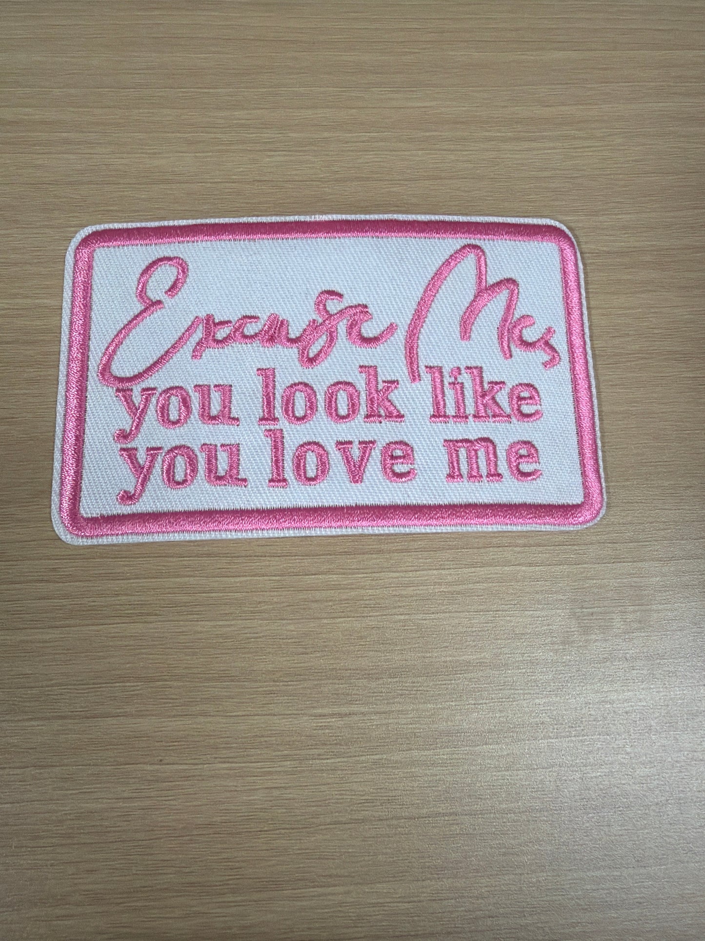 Love Me Iron On Patch – Cute Romantic Aesthetic Patch