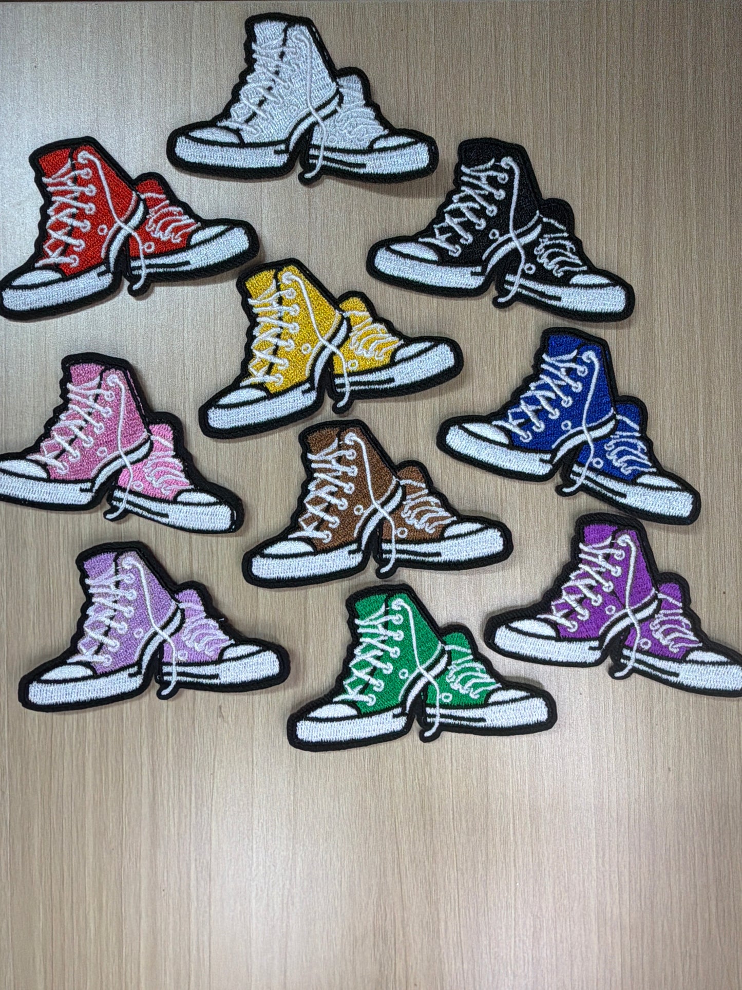 2” Sneaker Iron On Patches