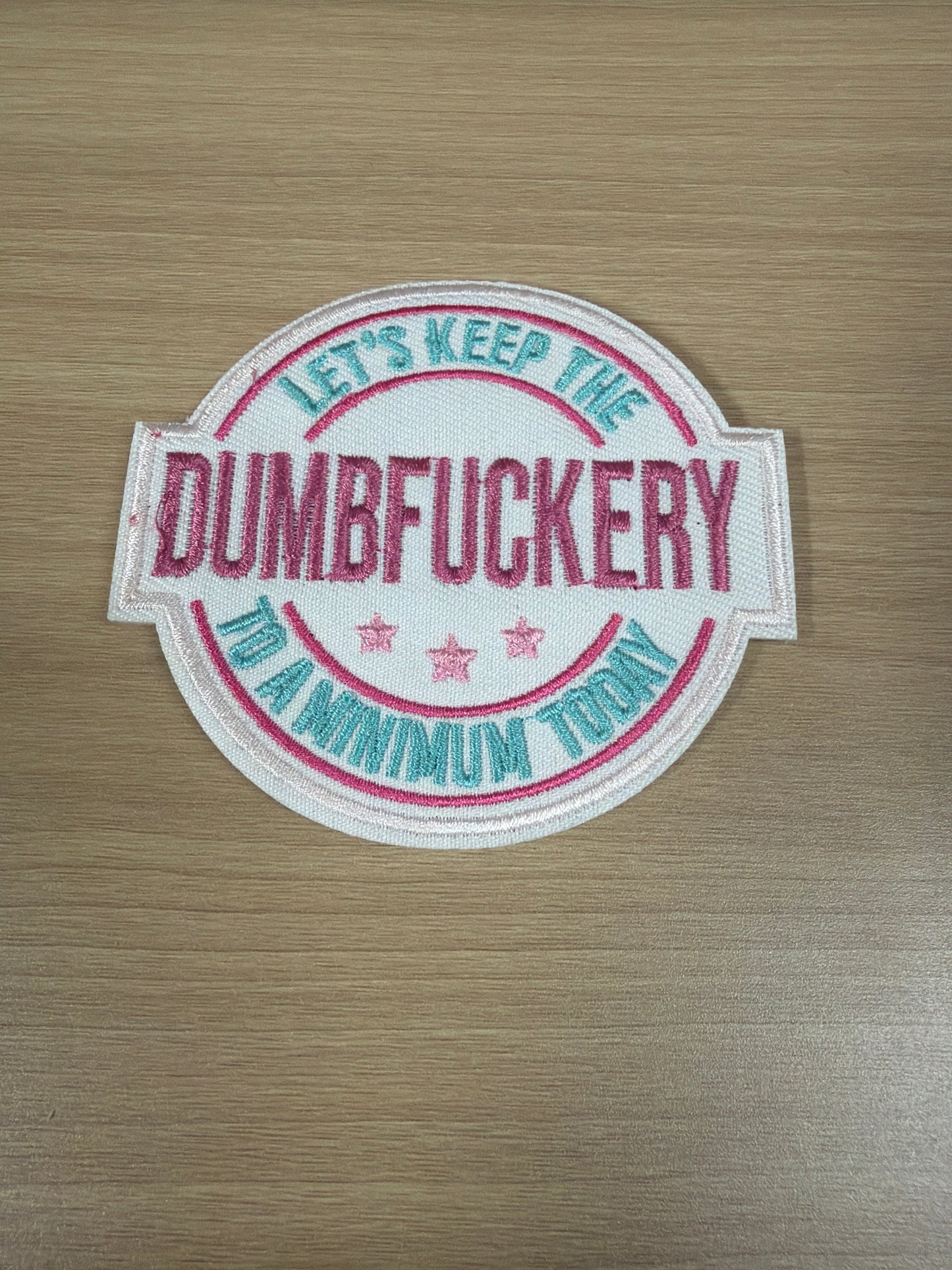Dumb Decisions Club Iron On Patch – Funny Sarcastic Patch