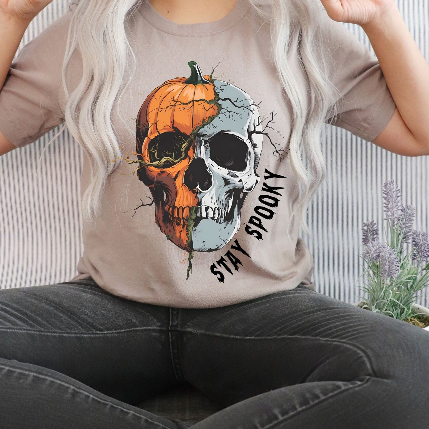 Matte DTF Stay Spooky Skull/Pumpkin