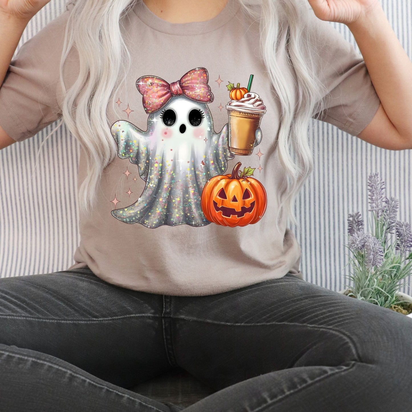 Matte DTF Ghost girl Sparkel