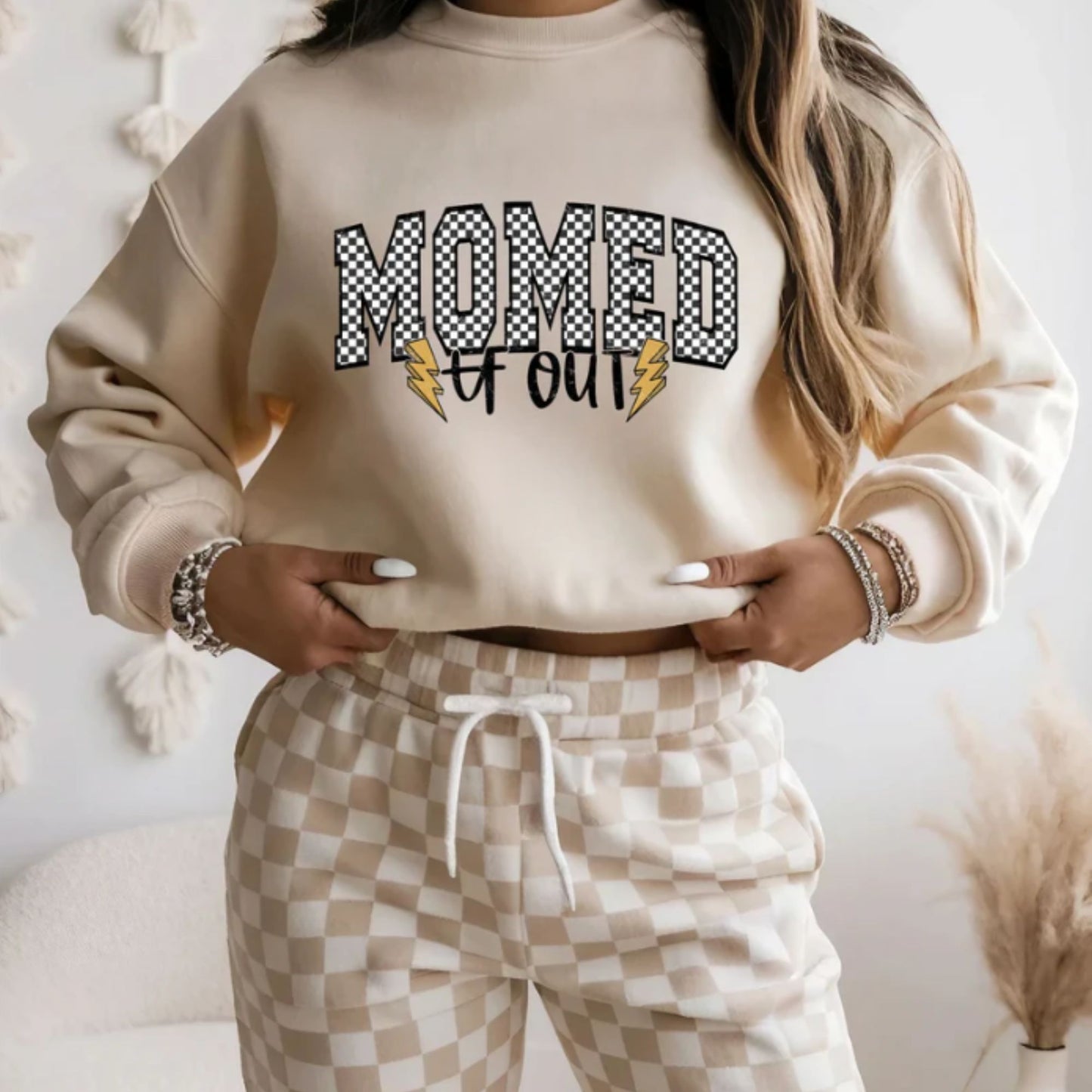 Glitter Screen Print Momed Out