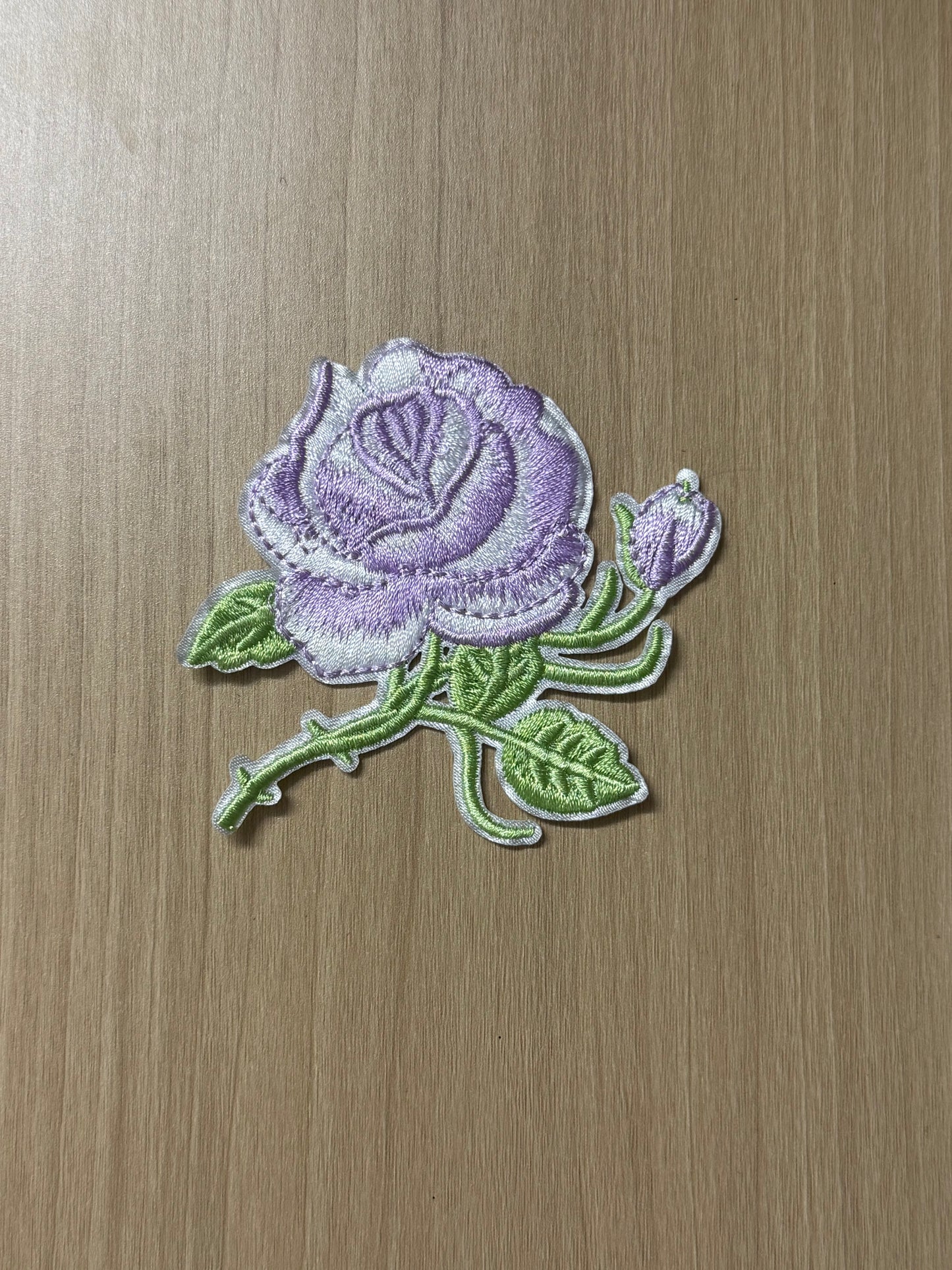 3” Purple Flower Iron on Patch
