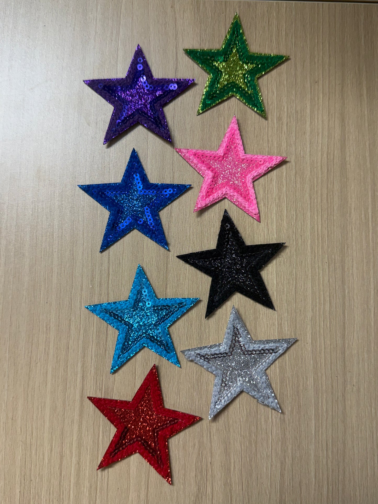 2” Star Iron On Patches