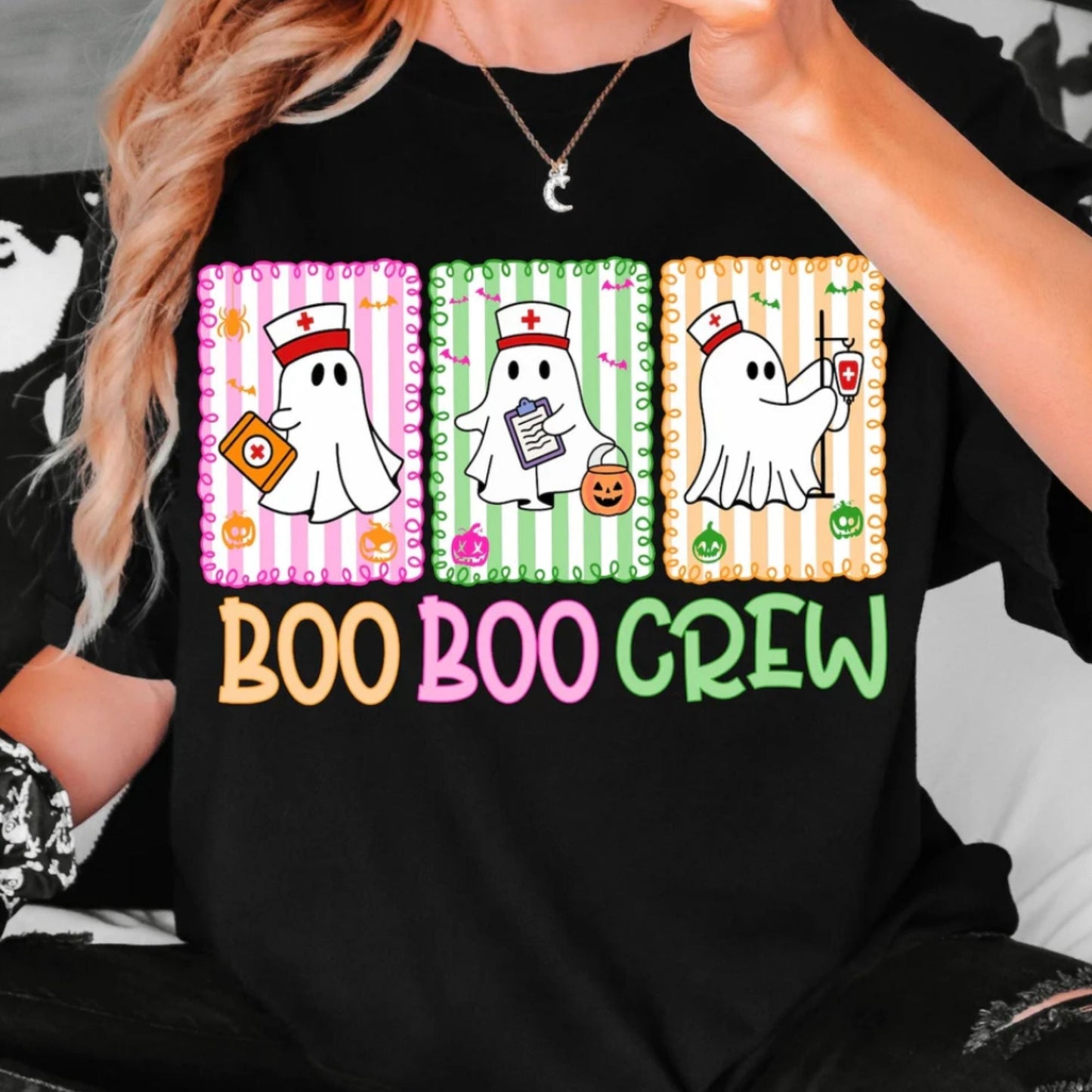 Glitter Screen Print Boo Boo Crew