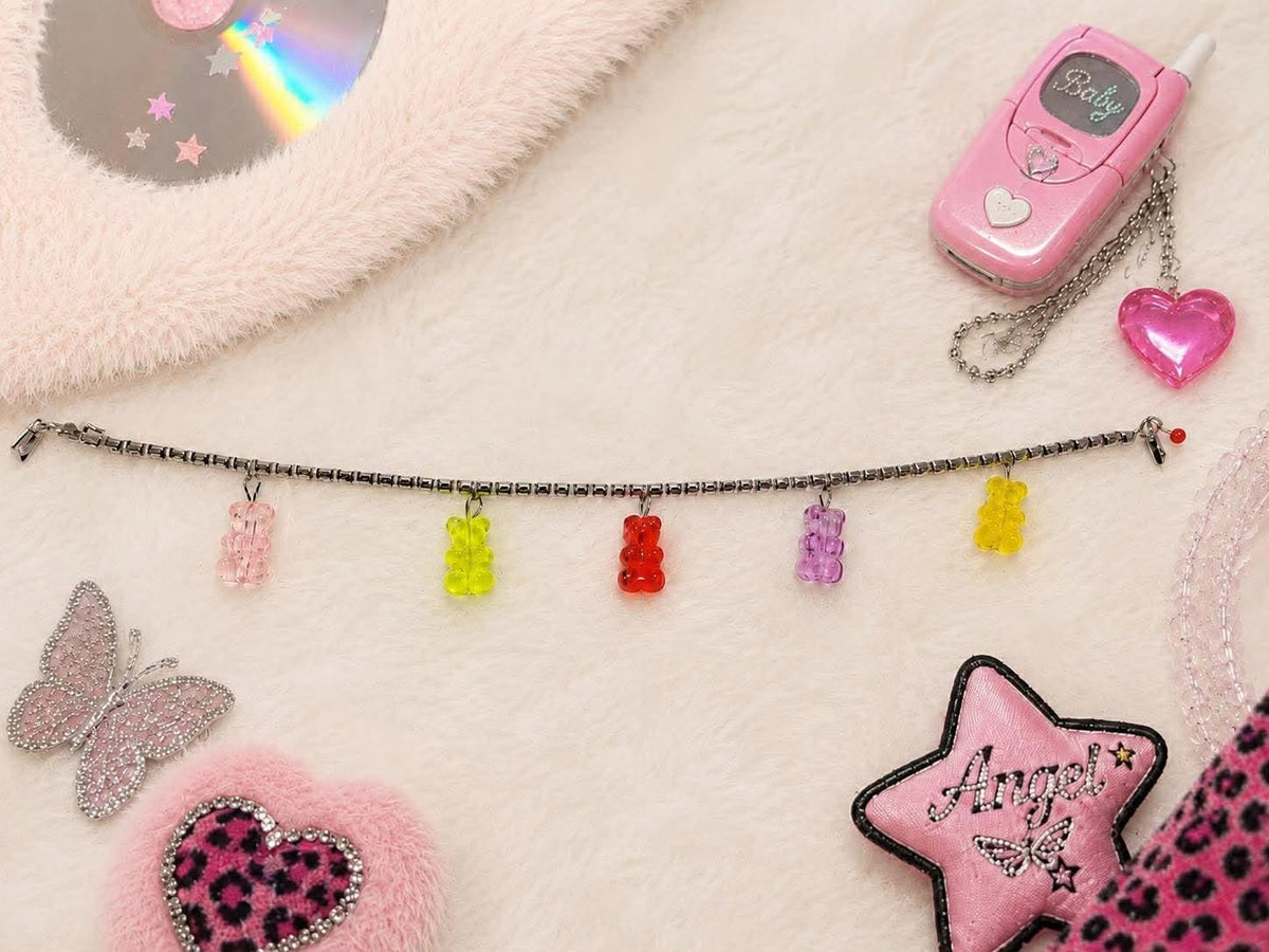 Y2K Gummy Bear Hat Chain