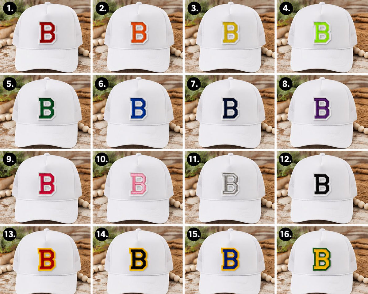 Varsity Alphabet Letter Patches