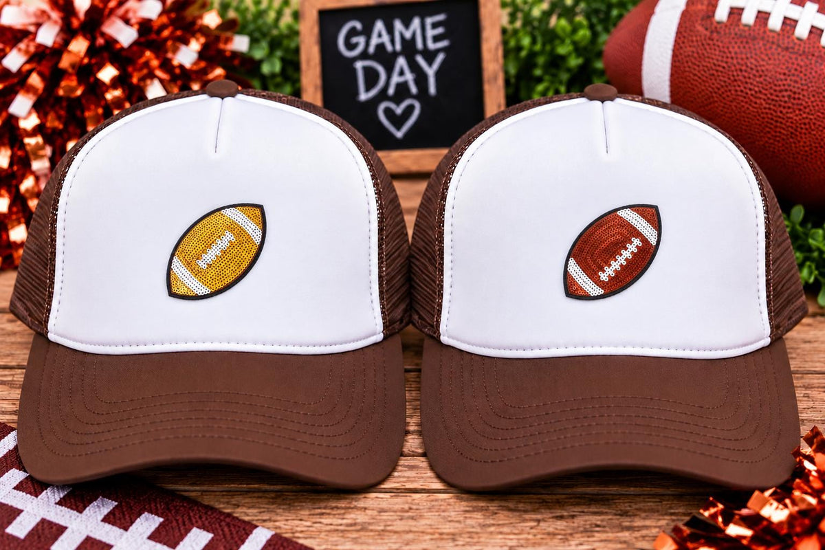 Sequin Football Patches