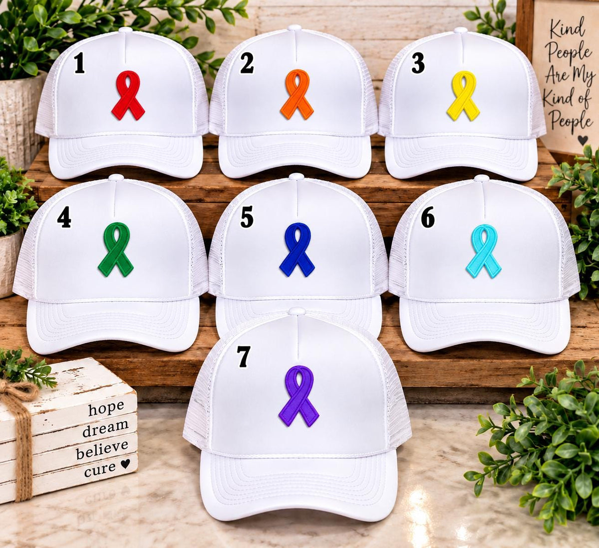 Colorful Awareness Ribbon Iron-On Patch