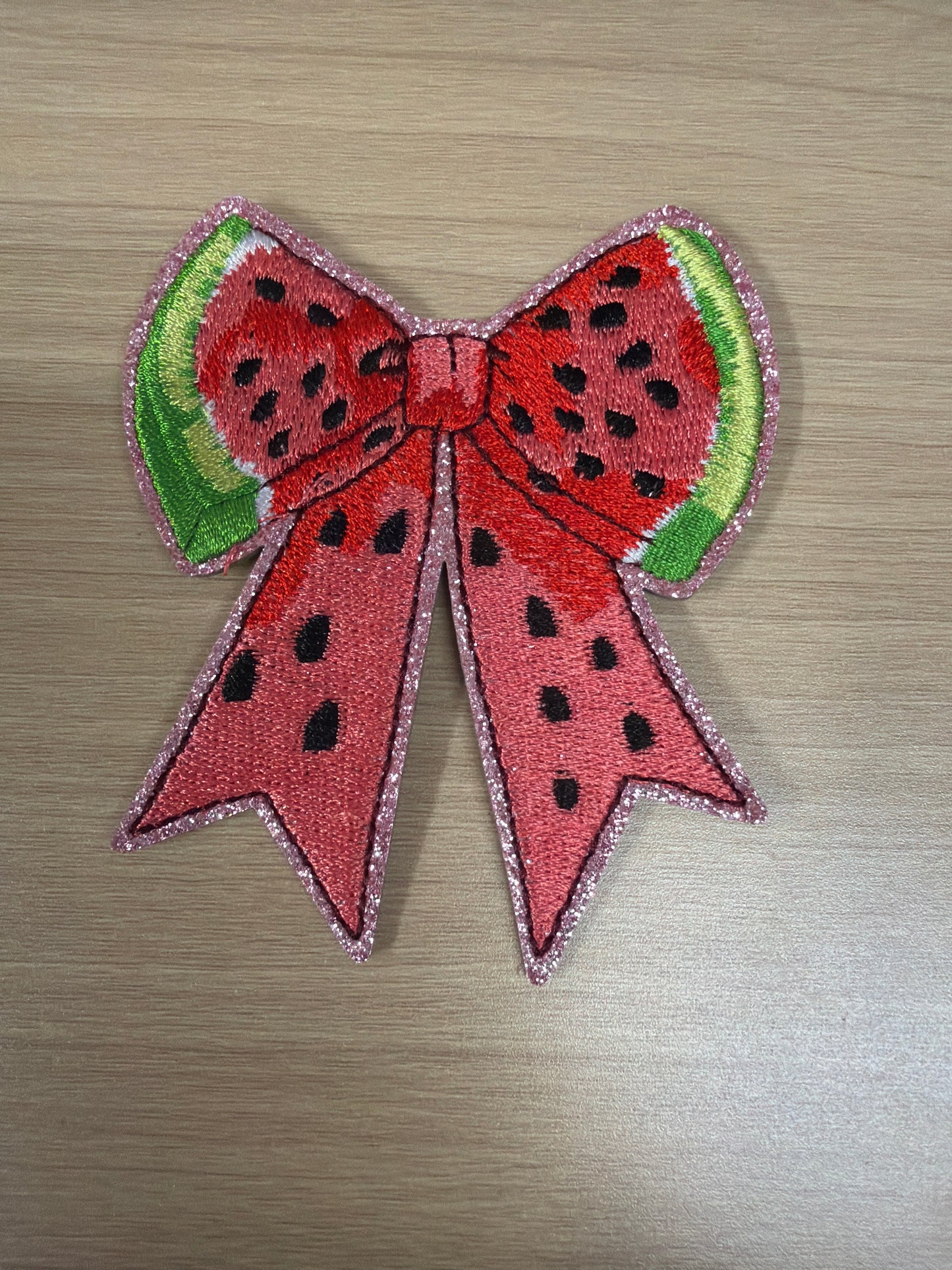 Watermelon Bow Iron On Patch – Summer Fruit Aesthetic Patch