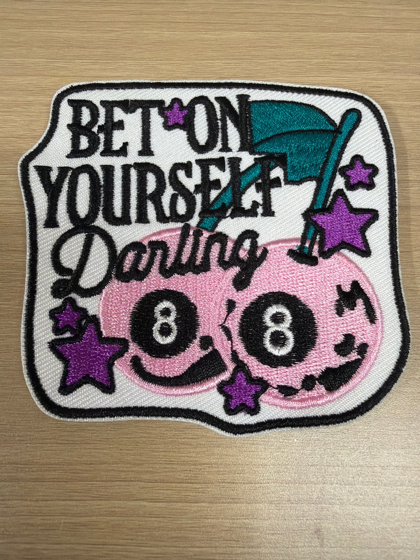 Bet On Yourself Iron On Patch – Motivational Confidence Patch