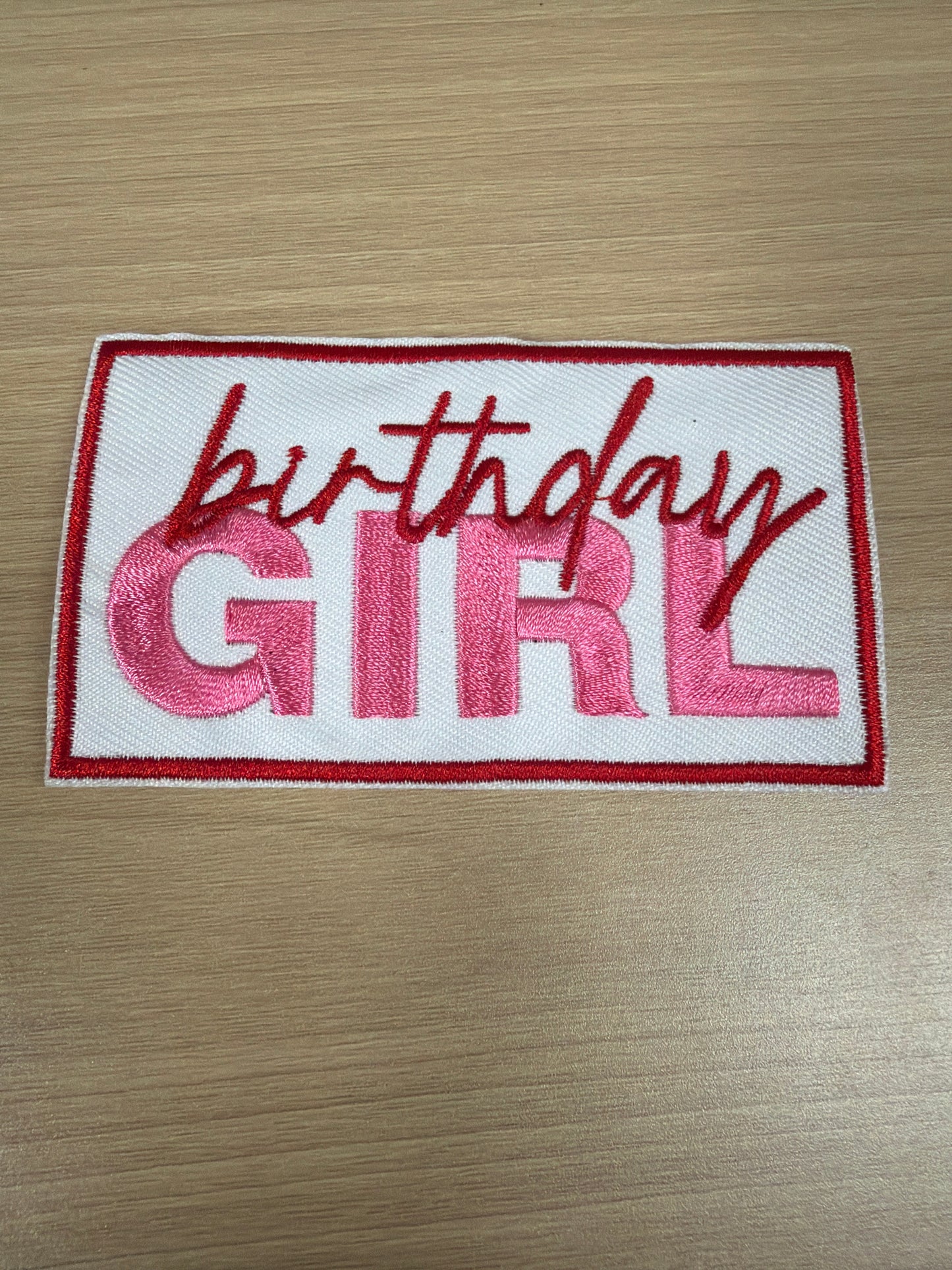 Birthday Girl Iron On Patch – Party Celebration Patch