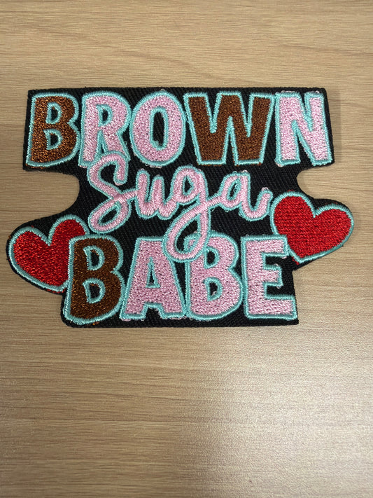 Brown Sugar Babe Iron On Patch – Melanin Empowerment Patch