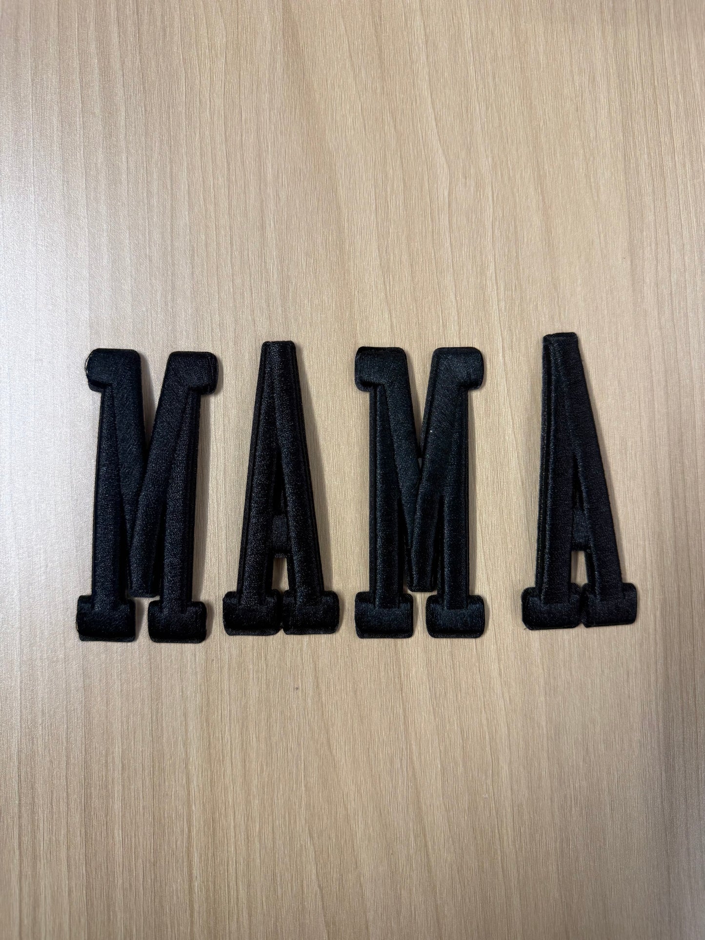 4” “Mama” Iron On Patches