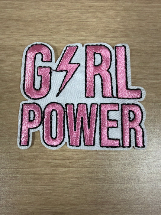 Girl Power Iron On Patch – Feminist Aesthetic Patch
