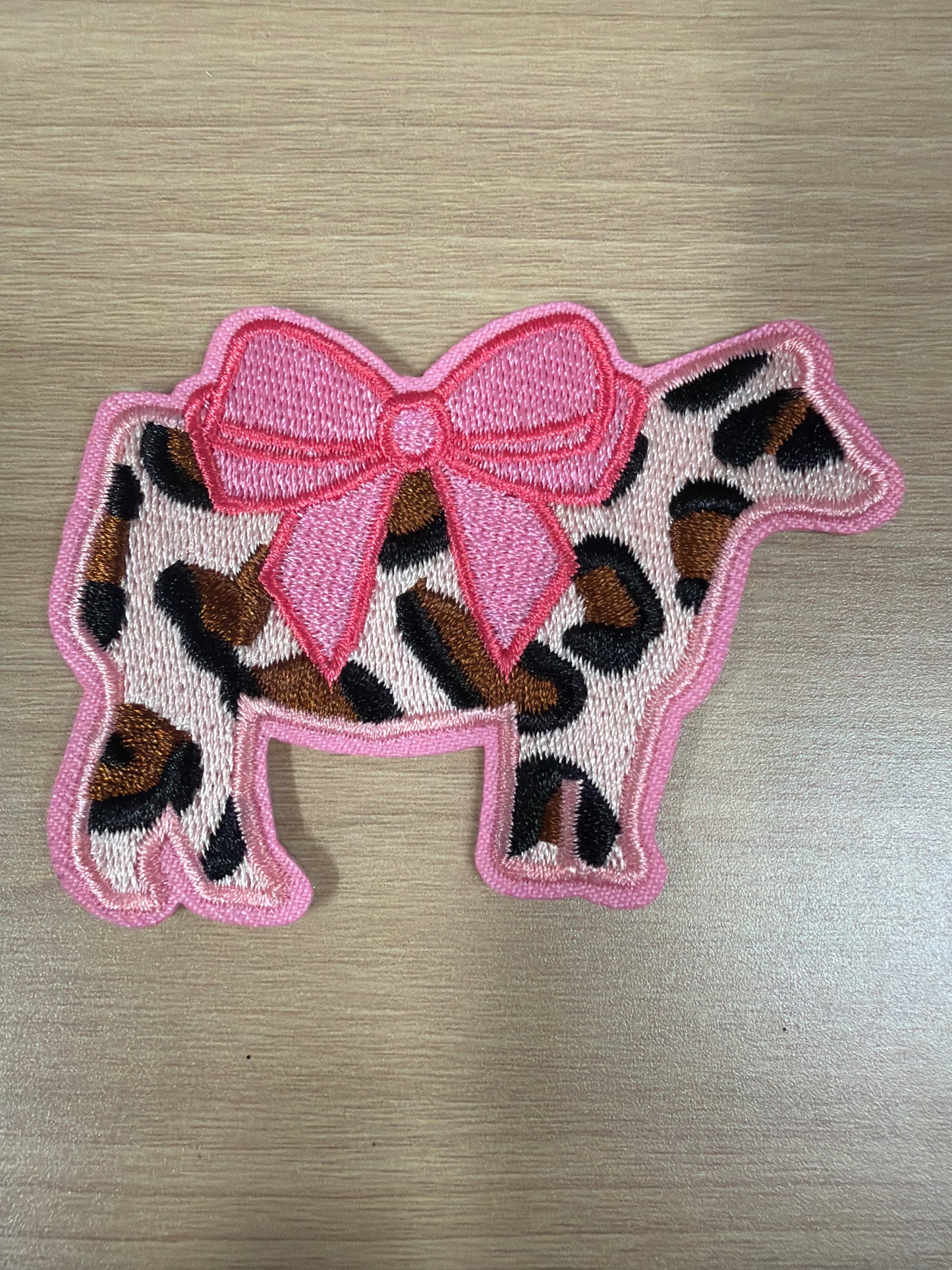 Cowgirl Cow Iron On Patch – Western Girly Aesthetic Patch
