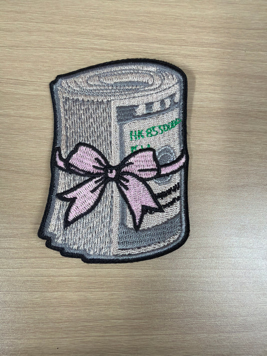 Money Pink Bow Iron On Patch – Coquette Aesthetic Patch