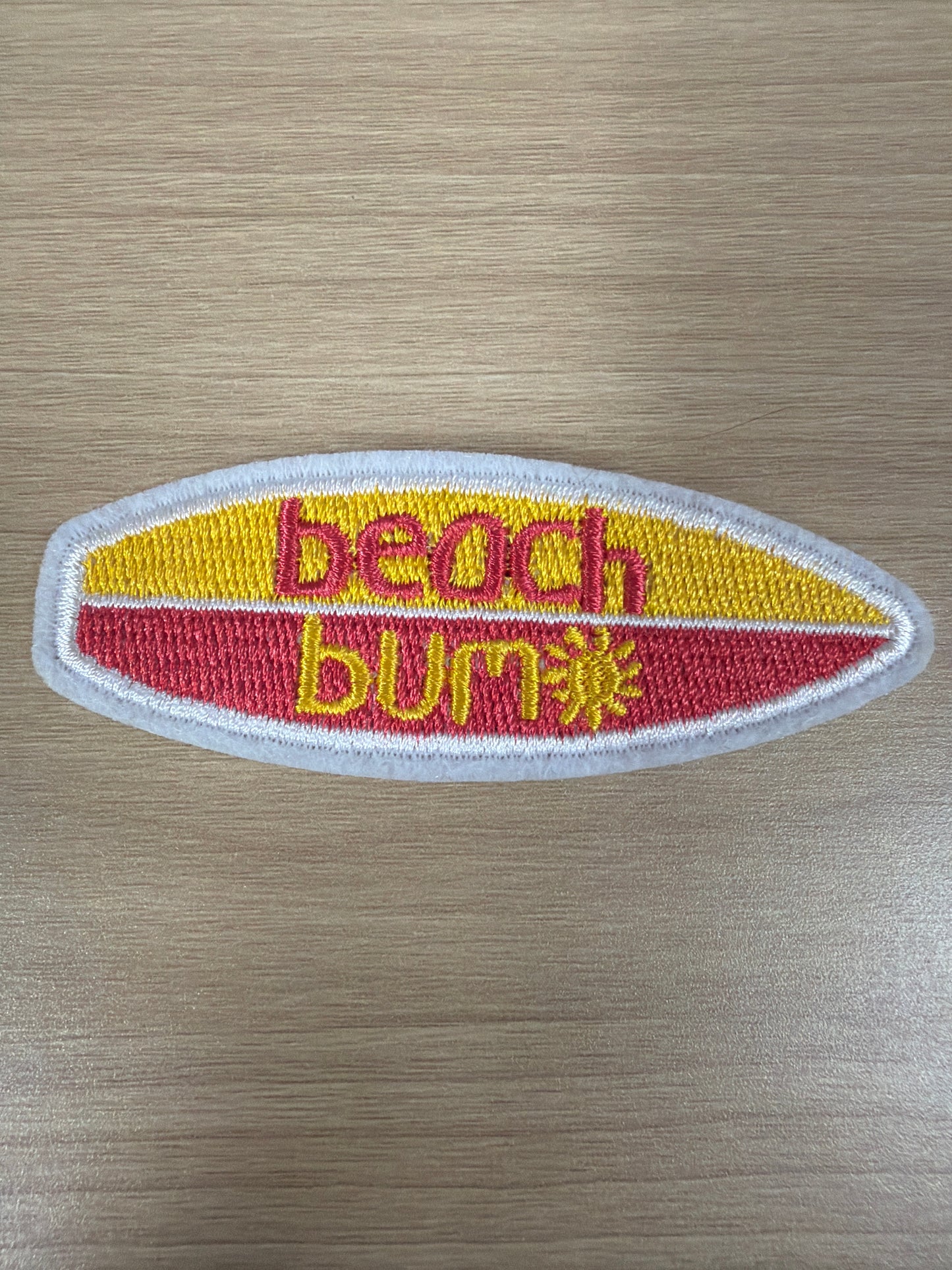 Beach Bum Iron On Patch – Vacation & Cruise Outfit Patch
