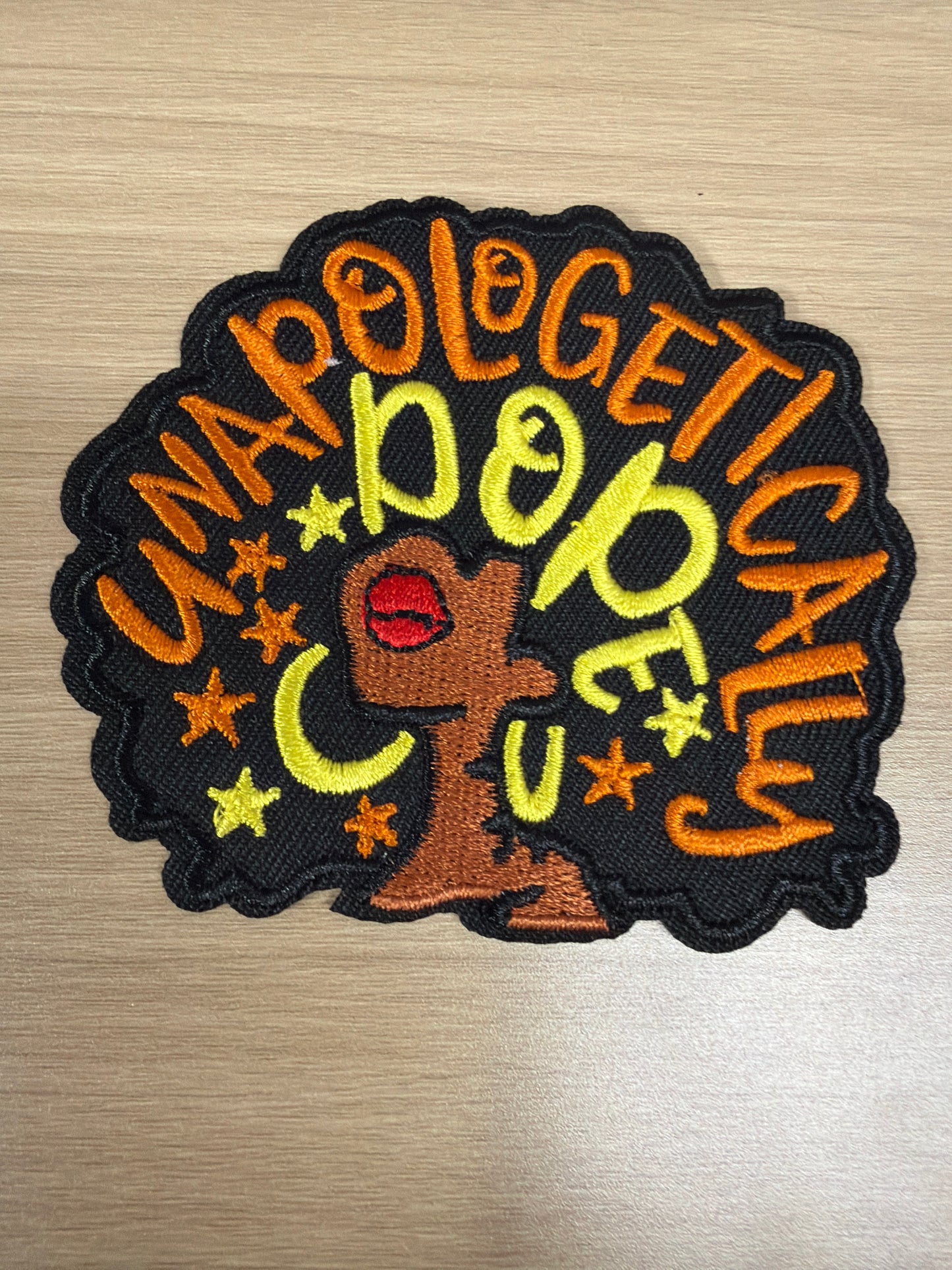 Unapologetically Dope Iron On Patch – Motivational Confidence Patch (Orange)