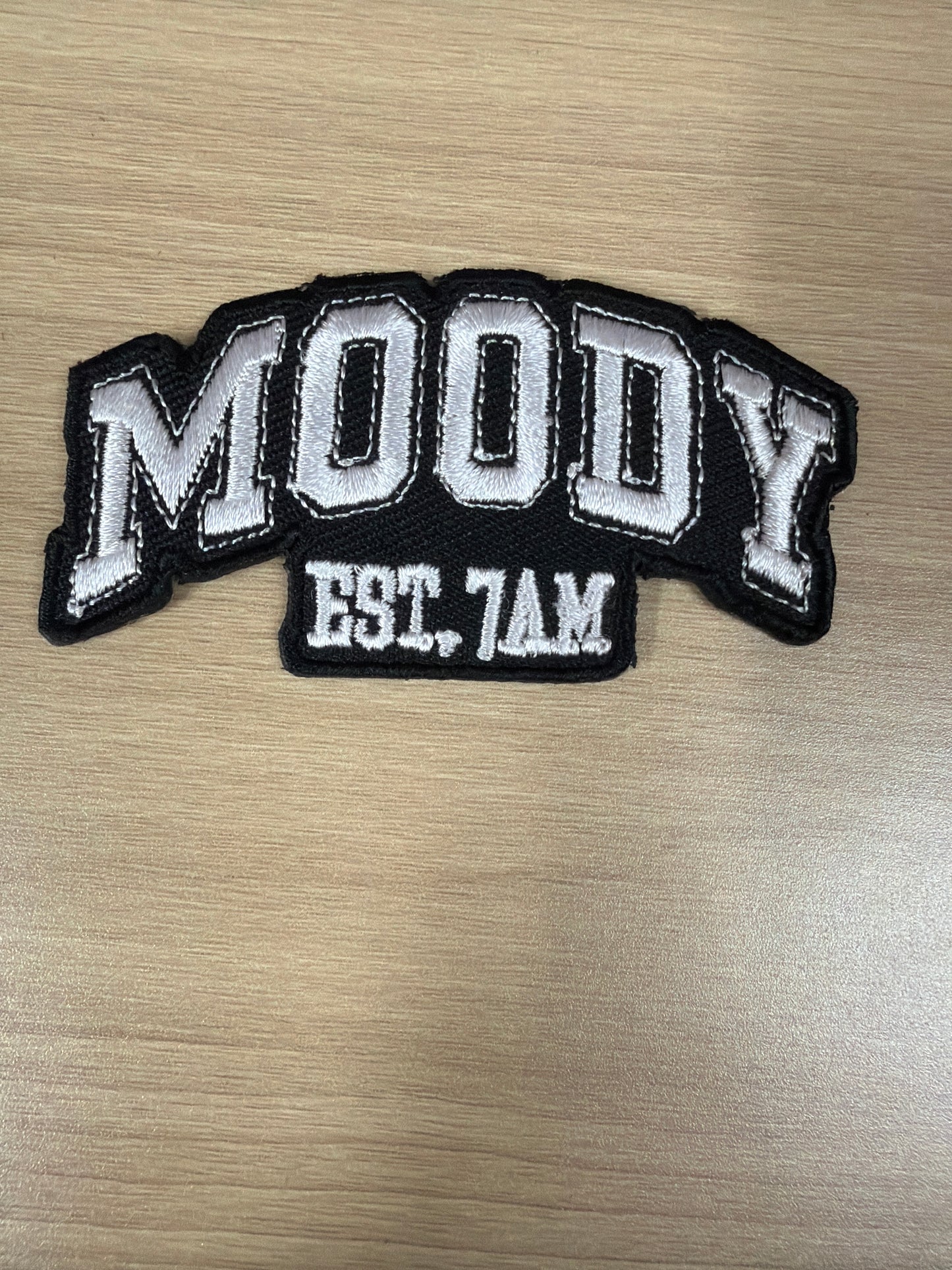 Moody Aesthetic Iron On Patch – Emotional Vibe Outfit Accessory