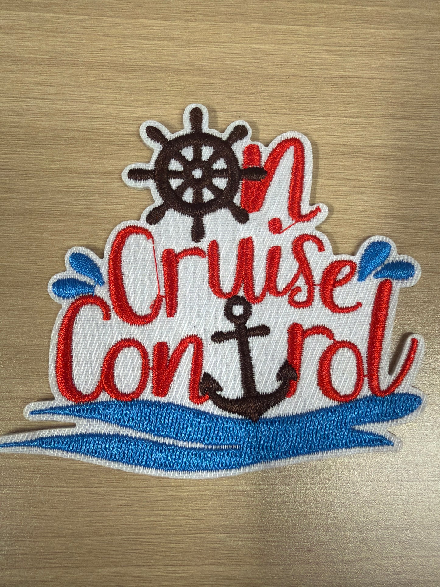 On Cruise Control Iron On Patch – Cruise Vacation Outfit Patch