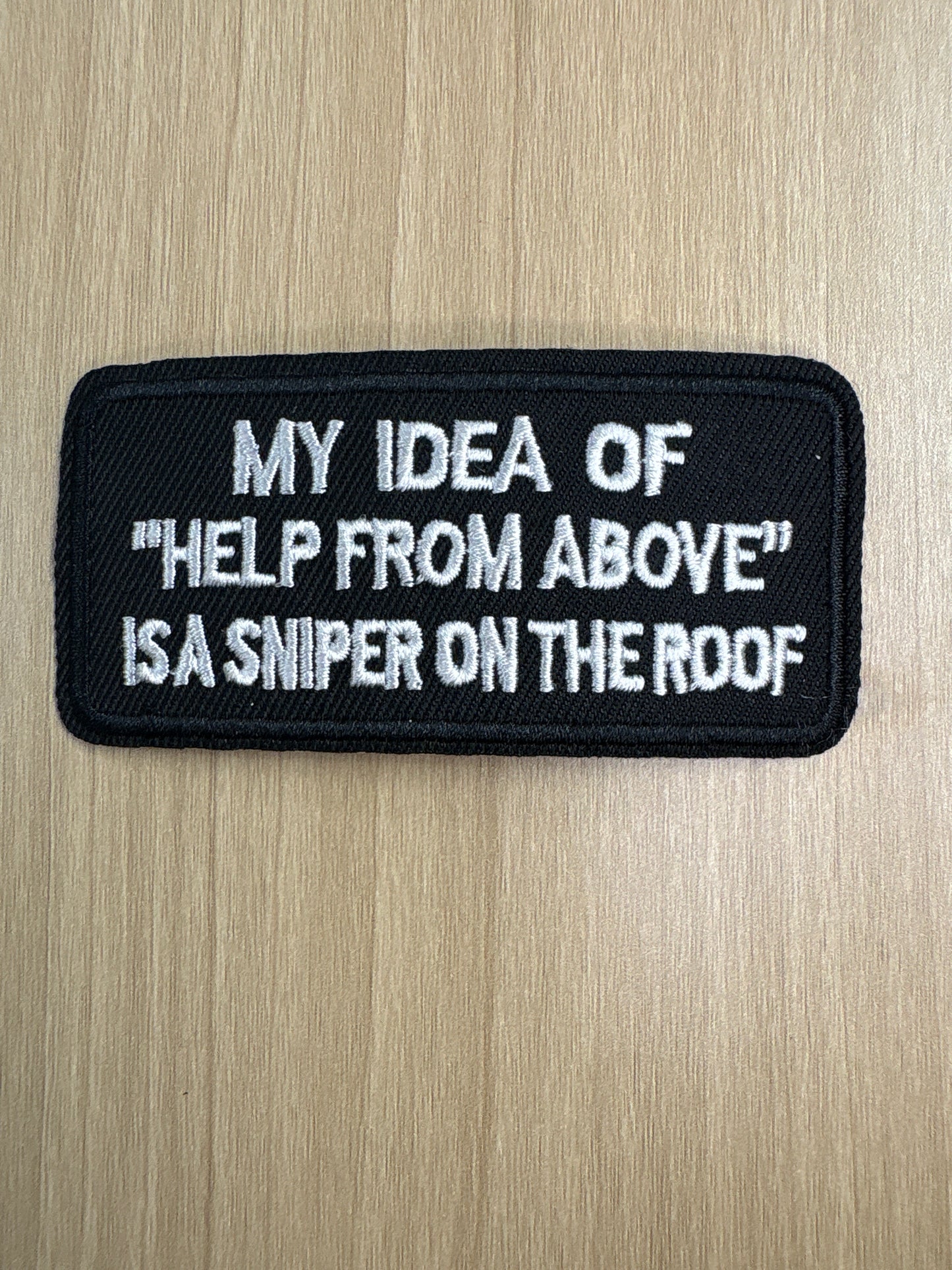 Sniper 2” iron on patch
