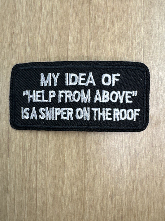 Sniper 2” iron on patch