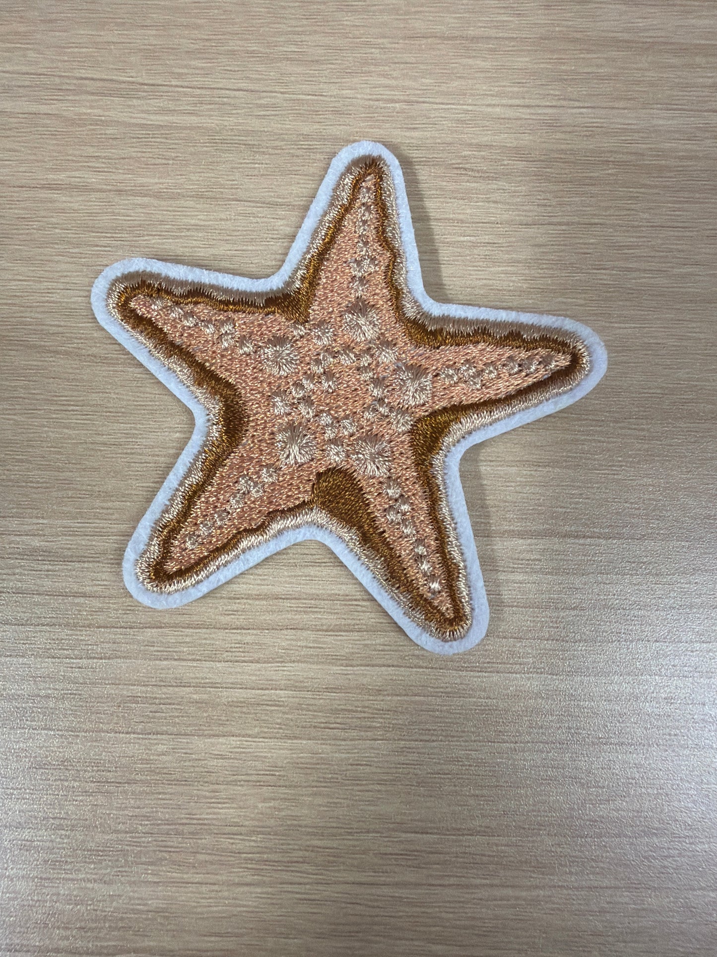 Starfish Coastal Iron On Patch – Beach & Ocean Aesthetic
