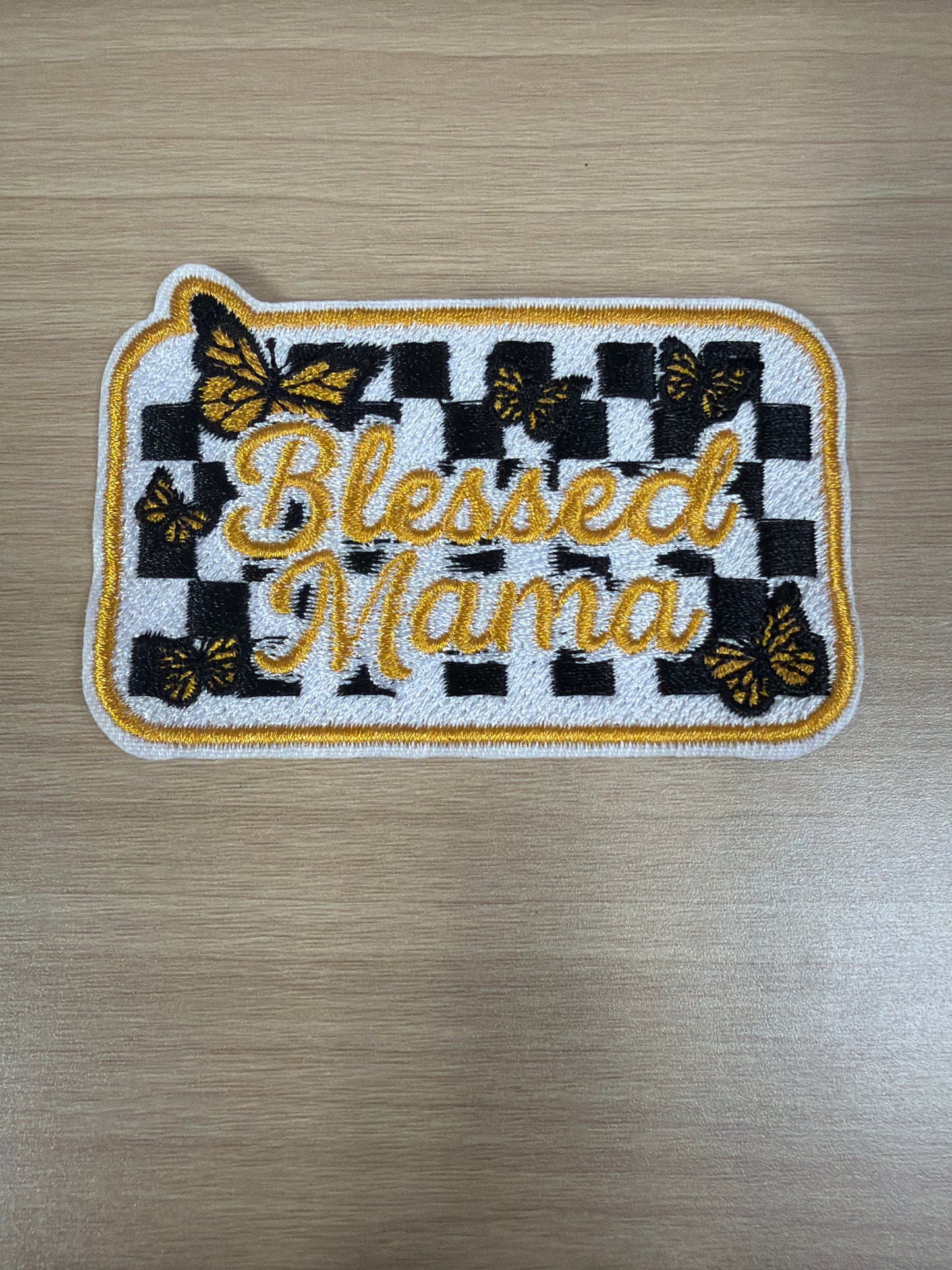Blessed Mama Iron On Patch – Cute Mom Life Aesthetic Patch