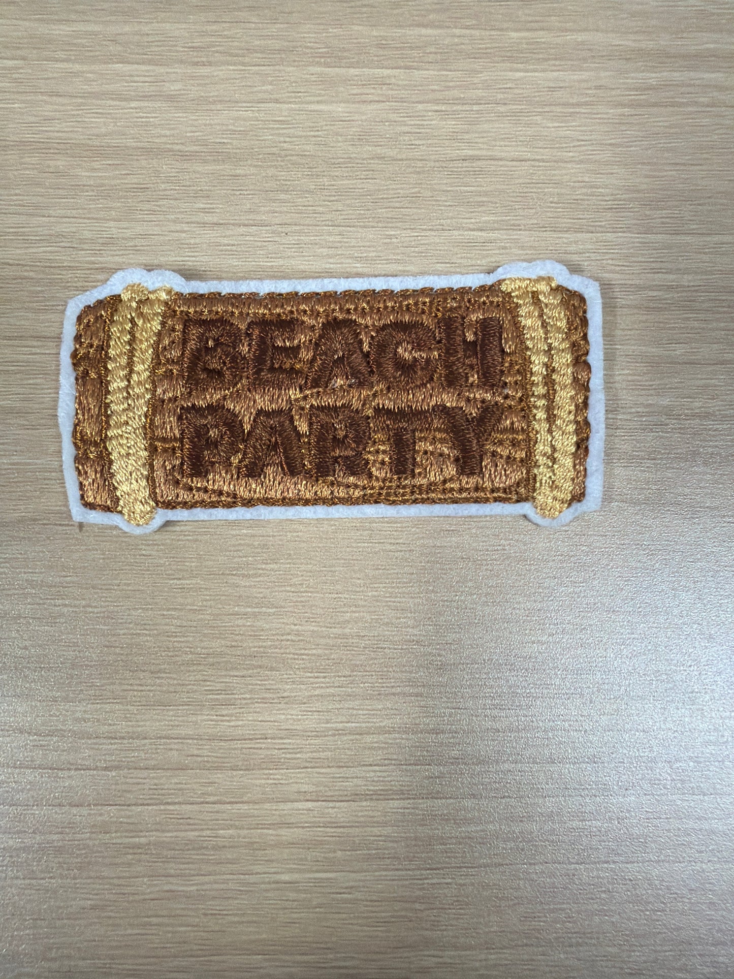 Beach Party Iron On Patch – Summer Vacation Outfit Accessory