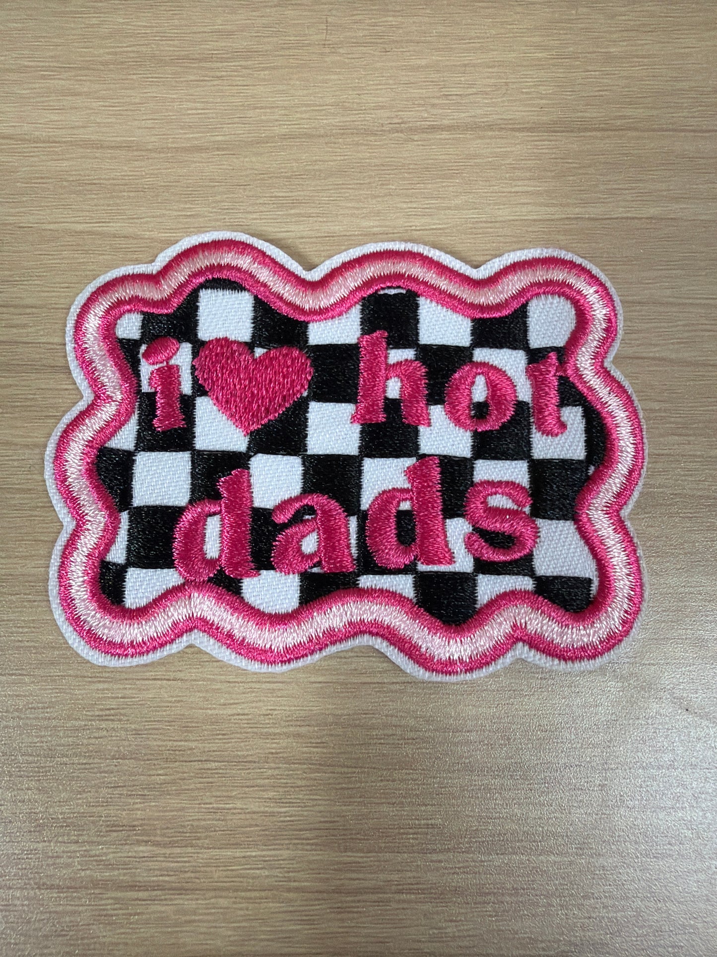 Hot Dads Club Iron On Patch – Funny Trendy Patch