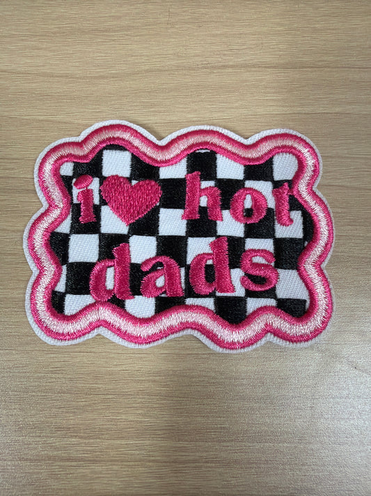 Hot Dads Club Iron On Patch – Funny Trendy Patch