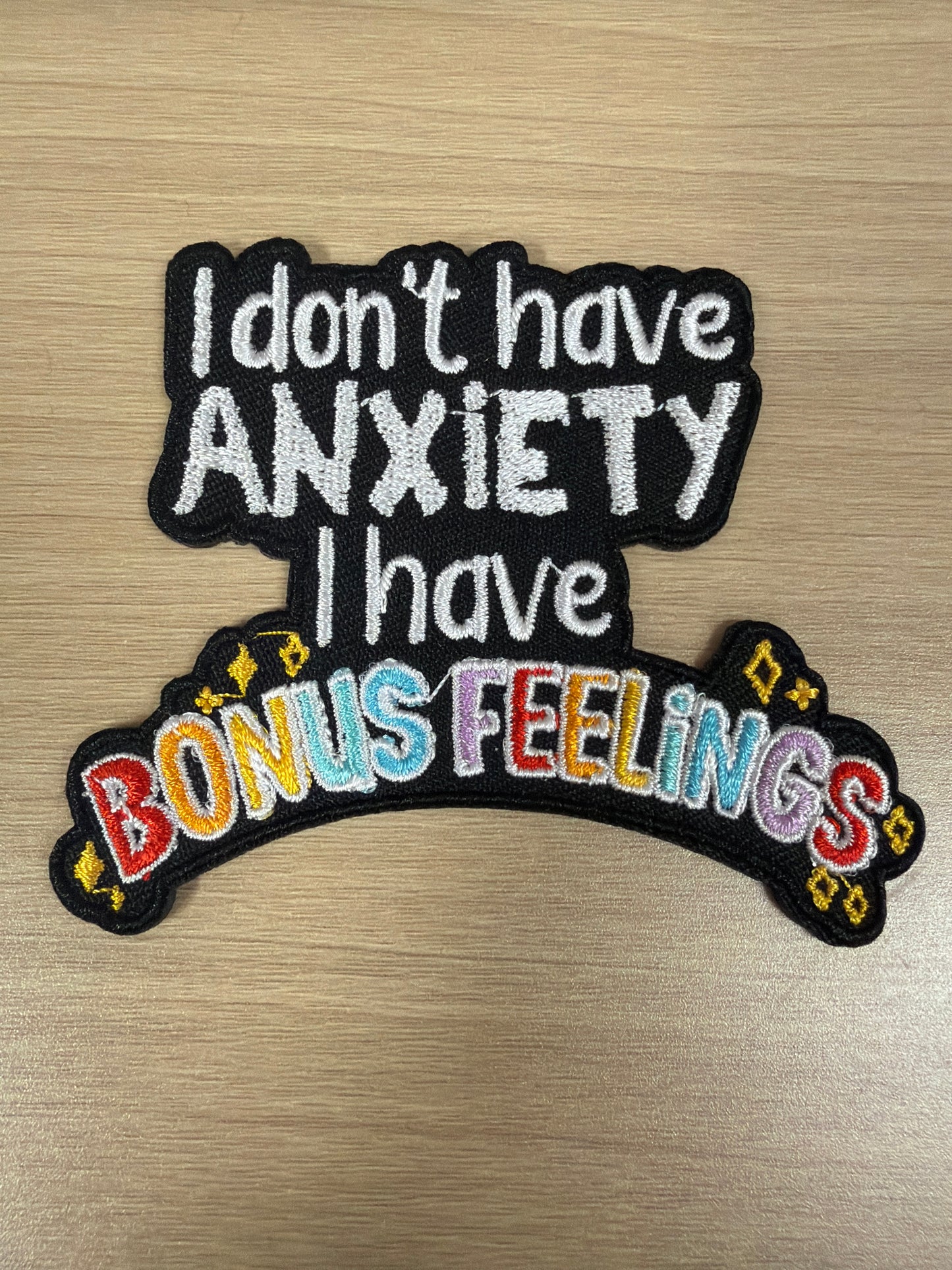 Anxiety Club Iron On Patch – Mental Health Awareness Patch
