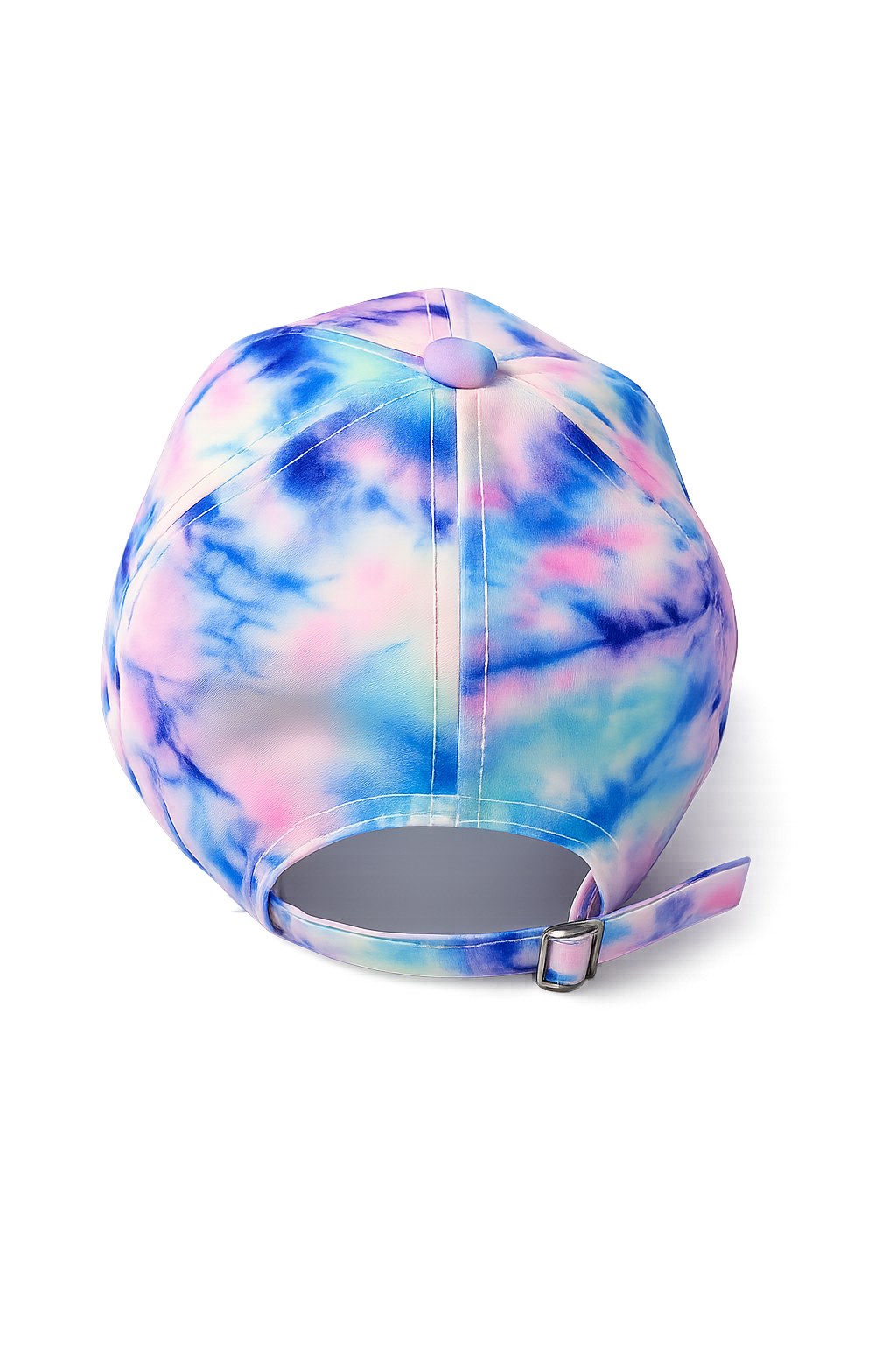 Cotton Candy Tie Dye Baseball Cap | Adjustable Strap Hat