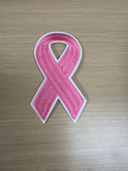 Breast Cancer Awareness Ribbon Iron On Patch – Support Awareness Patch