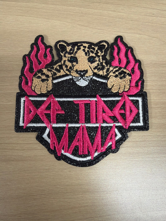 Tired Mama Iron On Patch – Relatable Mom Life Patch