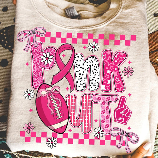 Matte DTF Pink Design - T-shirt, Crewneck and Hoodie