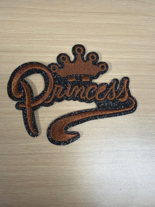 Princess Crown Iron On Patch – Crown Princess Aesthetic Patch