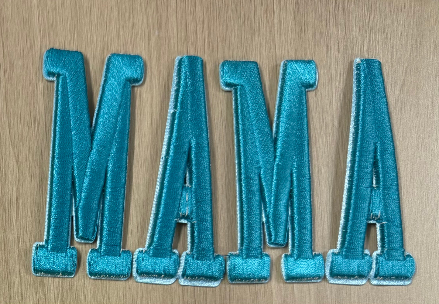 4” “Mama” Iron On Patches