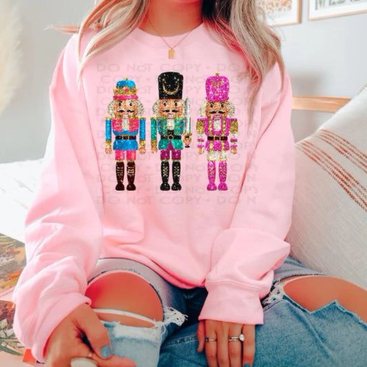 Glitter Screen Print Nutcracker