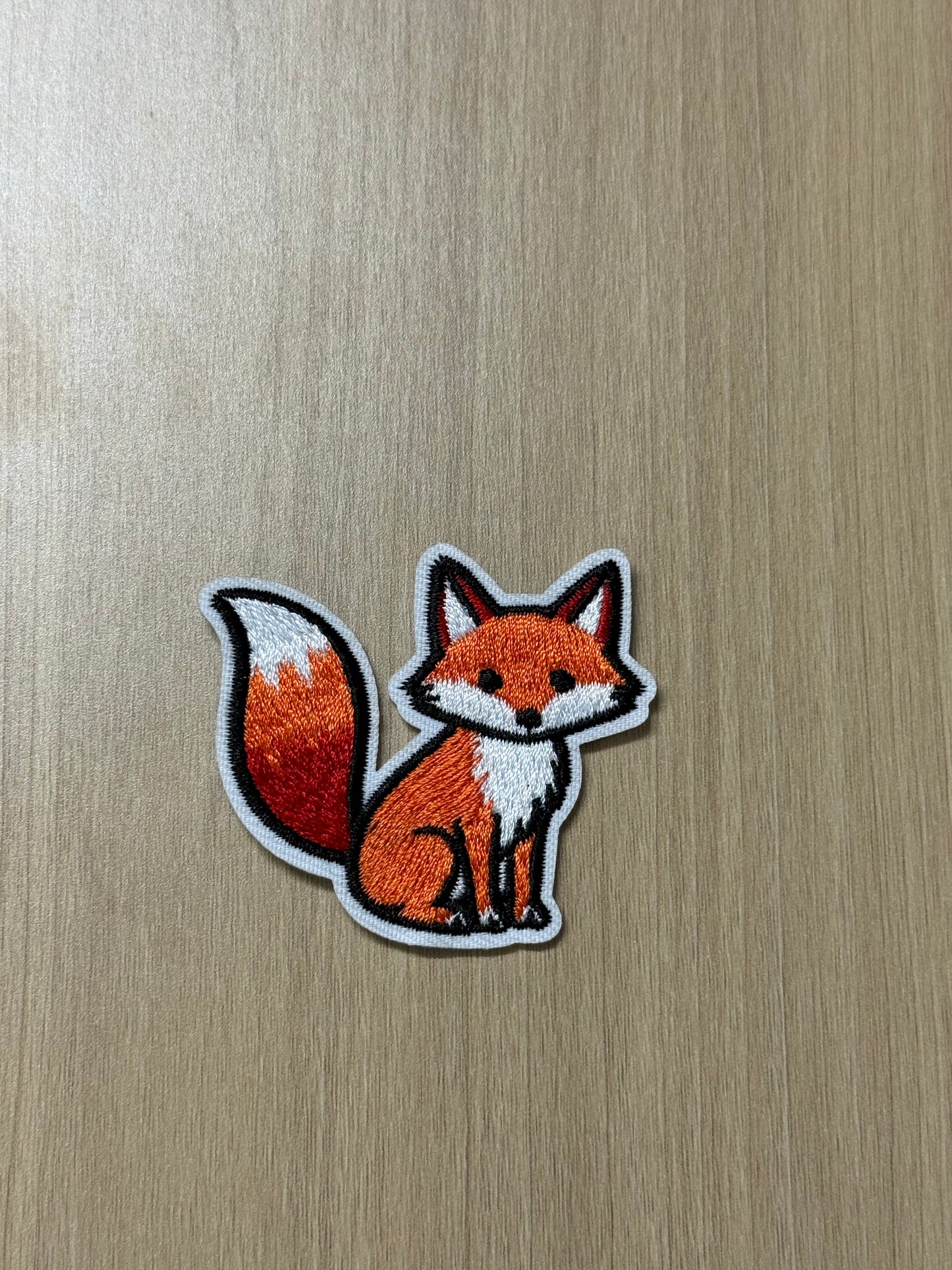 Cute Fox Iron On Patch (2") Woodland Animal Patch