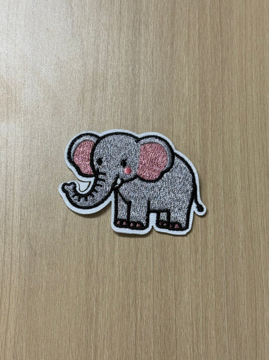 Elephant Iron On Patch (2")