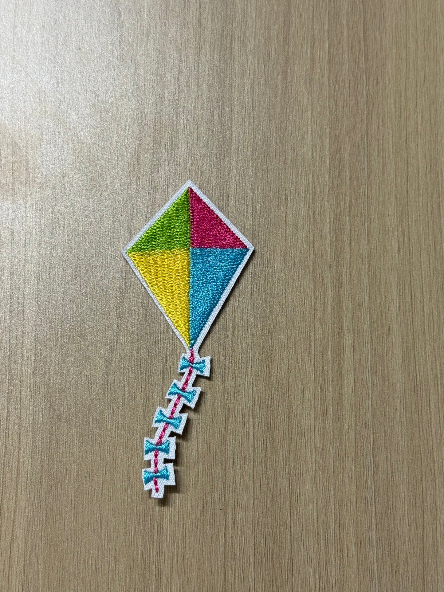Colorful Kite Iron On Patch (2")