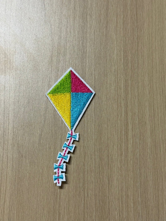 Colorful Kite Iron On Patch (2")