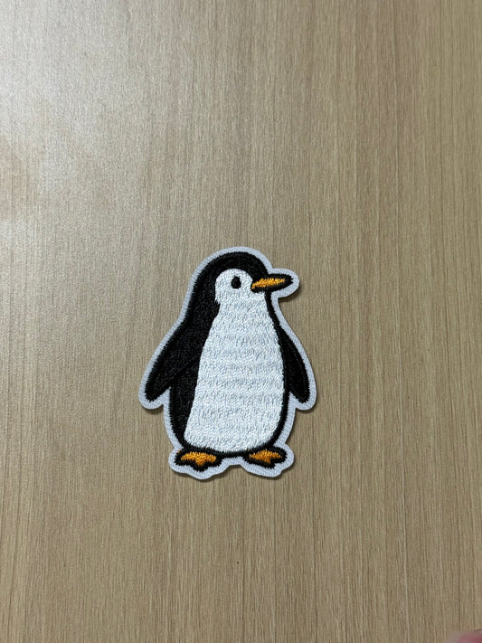 Cute Penguin Iron On Patch (2")