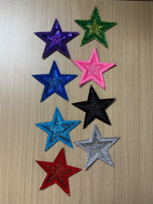 2” Star Iron On Patches