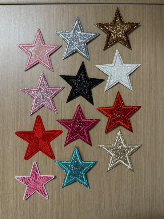 2” Star Iron On Patches