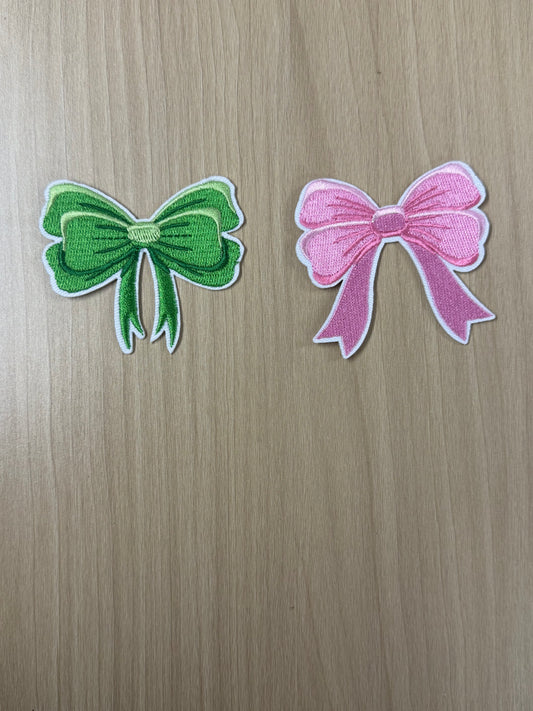 2” Bow Iron On Patches